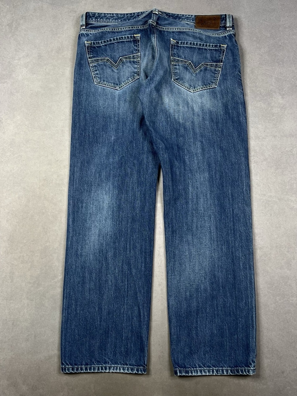 Diesel Straight Leg Blue Jeans Waist 38